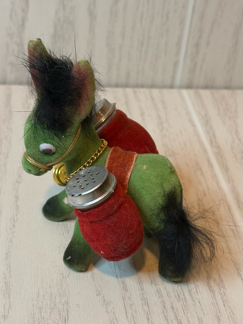 Vintage Donkey Salt & Pepper Shakers Antrophmorphic